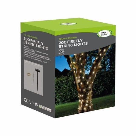 LUCIOLE ghirlanda da esterno 200 led bianco caldo SMART GARDEN