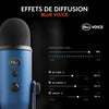 Micrófono USB - Azul Yeti - Para grabación, transmisión, juegos, podcast en PC o Mac - Azul