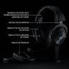 LOGITECH G - Cuffie da gioco wireless - PRO X 2,4 Ghz - Nere - 981-000907