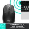 LOGITECH - Mouse wireless M190 nero