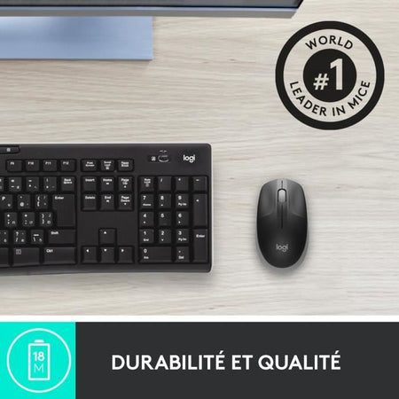 LOGITECH - Mouse wireless M190 grigio medio