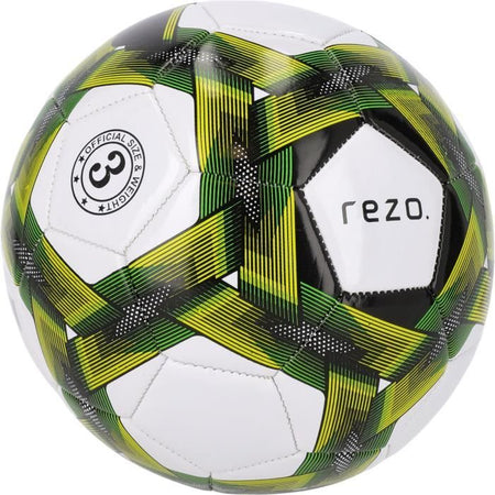 Pallone da calcio - REZO - PVC - Misura 3 - Giallo bicolore - Durevole