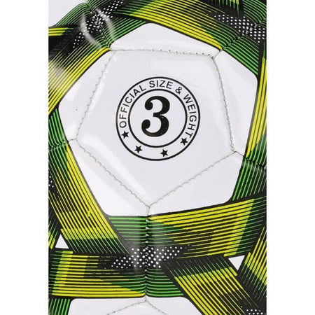 Pallone da calcio - REZO - PVC - Misura 4 - Giallo bicolore - Durevole