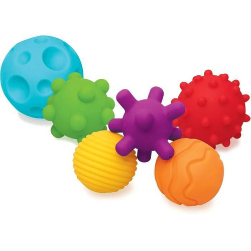 palline sensoriali - INFANTINO - Giocattolo per bebè - Colore blu - Plastica morbida