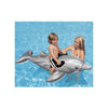 Materassino da spiaggia gonfiabile Dolphin - Misto - 175 cm - Per bambini - Grigio e nero