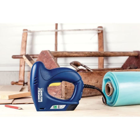 Chiodatrice-graffettatrice - Rapida - E-TAC Dual - Con cavo - Elettrica - Comoda
