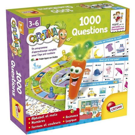 Carotina 1000 domande - scatola gioco quiz - LISCIANI