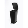 Pattumiera a pedale KIS Chic Bin Style - L - 50 l - Nero