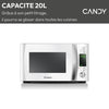 CANDY CMXW20DW-Microonde Monofunzione Bianco-20 L-700 W Libera installazione