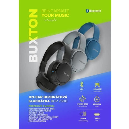 Cuffie auricolari wireless - Buxton - BHP 7300 BLU