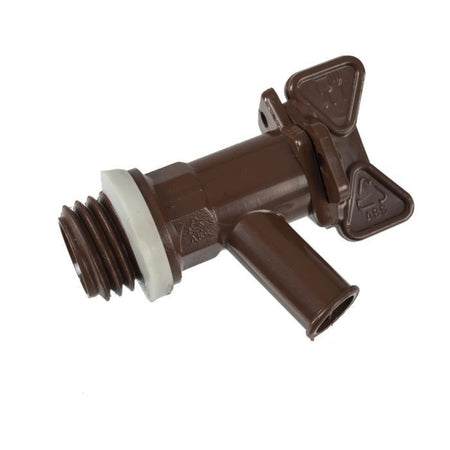 Raccoglitore d'acqua a forma di botte - NATURE - PE rotostampato - 50 litri - Accessori inclusi