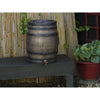 Raccoglitore d'acqua a forma di botte - NATURE - PE rotostampato - 50 litri - Accessori inclusi