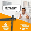 Supporto a parete inclinabile NANOOK per TV da 32-55 pollici - Soluzione di montaggio per TV LCD e (O)LED - Nero