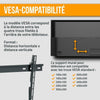 Supporto a parete inclinabile NANOOK per TV da 32-55 pollici - Soluzione di montaggio per TV LCD e (O)LED - Nero