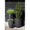 Vaso basso ed elegante - CAPI EUROPE - RIB NL - 46 x 58 cm - Nero
