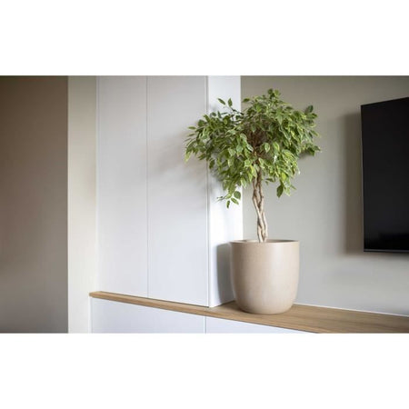 Vaso da fiori a sfera - CAPI EUROPE - WASTE SMOOTH NL - 35 x 34 cm - Terrazzo beige