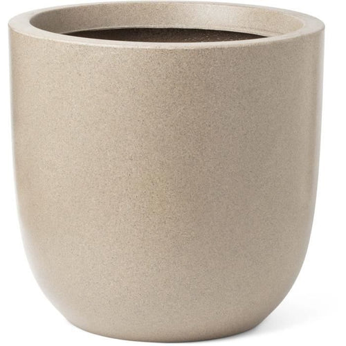 Vaso da fiori a sfera - CAPI EUROPE - WASTE SMOOTH NL - 35 x 34 cm - Terrazzo beige