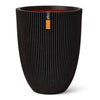 Vaso Capi Elegante Groove 46x58 cm Nero 445497
