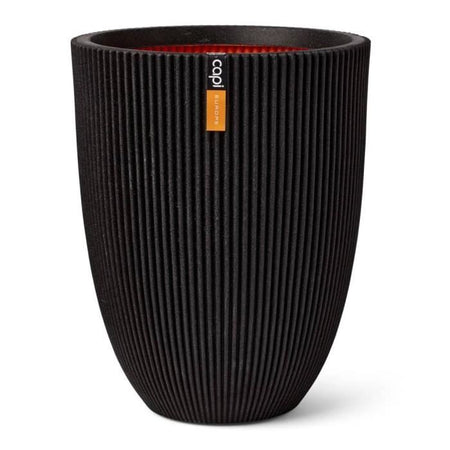 Vaso Capi Elegante Groove 46x58 cm Nero 445497
