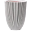 Vaso Capi Elegante Groove 46x58 cm Avorio 445499