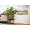 Capi Jardiniere Groove 43x41 cm nero e oro 445487
