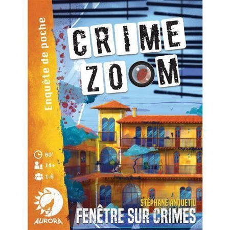 Finestra di zoom sul crimine sui crimini - Asmodee - Gioco di investigazione - Età 14 - Da 30 minuti a 1 ora