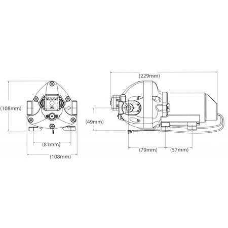 Autoclave Flojet 11Lt. 12V. 25Psi