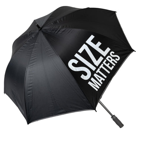 FISURA Ombrello gigante con scritta Size matters