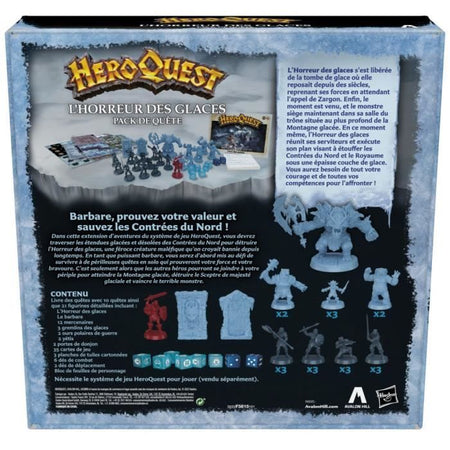 Heroquest, estensione L'orrore del ghiaccio, da 14 anni, è richiesto il sistema di gioco Heroquest - Avalon Hill