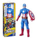Statuetta Capitan America 30 cm, giocattolo Avengers Titan Hero Series per bambini dai 4 anni in su, Marvel