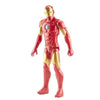 Statuetta Iron Man 30 cm, giocattolo Avengers Titan Hero Series per bambini dai 4 anni in su, Marvel