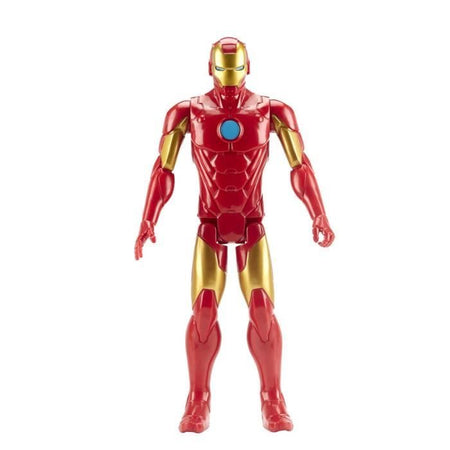 Statuetta Iron Man 30 cm, giocattolo Avengers Titan Hero Series per bambini dai 4 anni in su, Marvel
