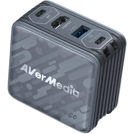 Caricabatterie GaN - AVERMEDIA - 100W con acquisizione video FHD GC313Pro Nero