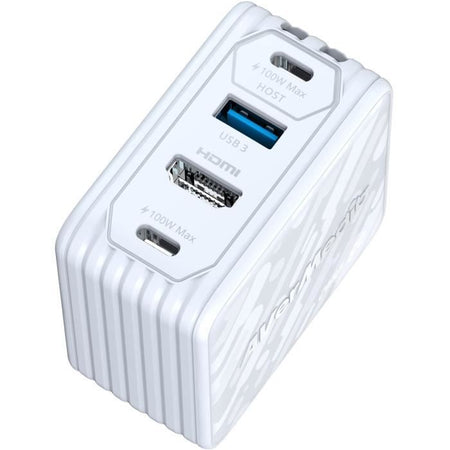 Caricabatterie GaN - AVERMEDIA - 100W con uscita HDMI 4K GC313 Bianco