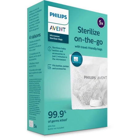 Sacchetti per sterilizzazione - PHILIPS AVENT - Microonde - 5 sacchetti