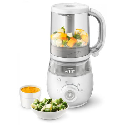 PHILIPS AVENT 4 in 1 Baby Food Maker - Cuoce a vapore - Mescola - Riscalda - Scongela