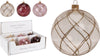Palline per albero di Natale, in Vetro, con glitter color oro, Ø 100 mm, 6 pezzi