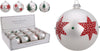 Palline per albero di Natale, in Vetro, con decorazioni, Ø 80 mm, 12 pezzi