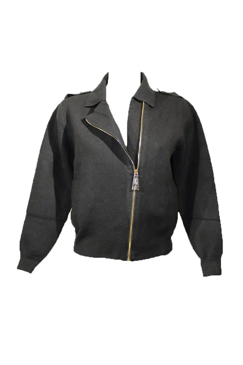 AYFEE | Giacca biker in maglia