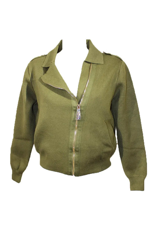 AYFEE | Giacca biker in maglia