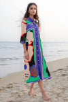 AYFEE | Kaftano midi chemisier Abstract Print