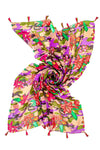 AYFEE | Foulard pareo stampa Camouflage & Flowers