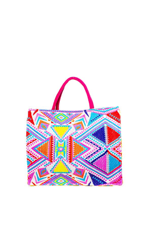 AYFEE | Borsa mare shopping bag Jacquard Mix and Match