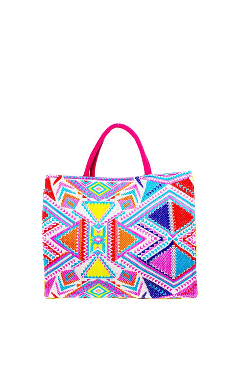 AYFEE | Borsa mare shopping bag Jacquard Mix and Match