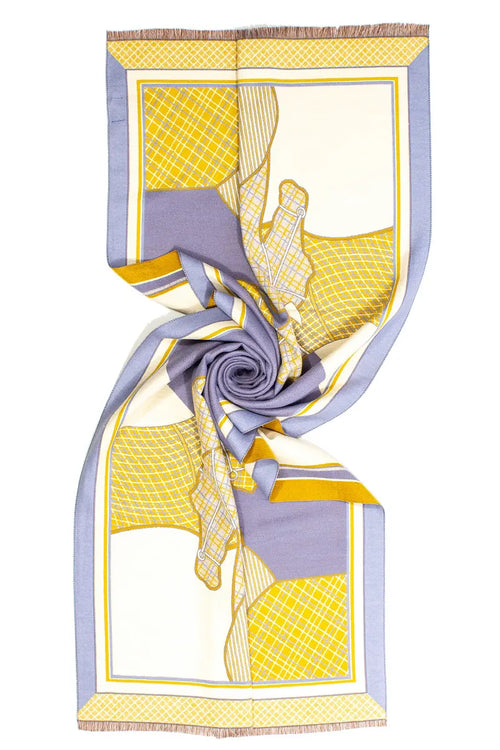 AYFEE | Sciarpa jacquard horses