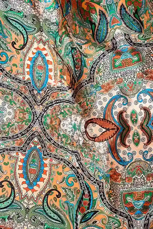 AYFEE | Stola stampata in poliseta