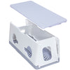 Scatola Porta Cavi in ABS super resistente, Protezione Ciabatte elettriche, sistema i cavi aggrovigliati, Sicurezza Bambini e Animali.