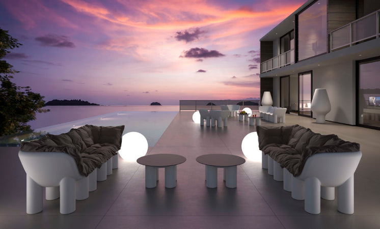 Sedia "Atene" struttura in polietilene per esterno