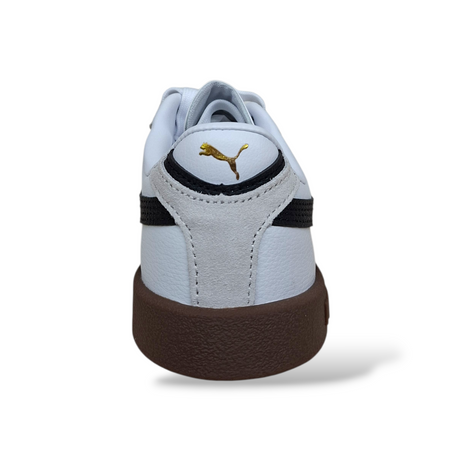 Puma Club II Era Sneakers Ragazzo Bianco Nero Beige – Stile Retrò in Suede | Taglie 36-39
