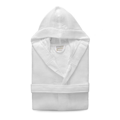 Maestri Cotonieri Accappatoio luxury microspugna con cappuccio unisex 2511B